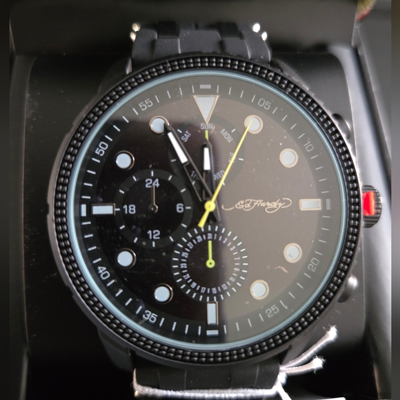 Ed Hardy Men's Black Watch - Picture 3 of 8